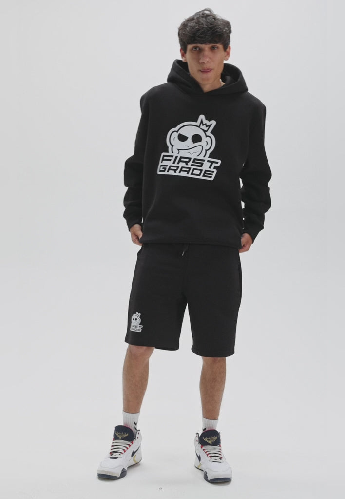 FirstGrade - CLUB / LOGO - Black hoodie