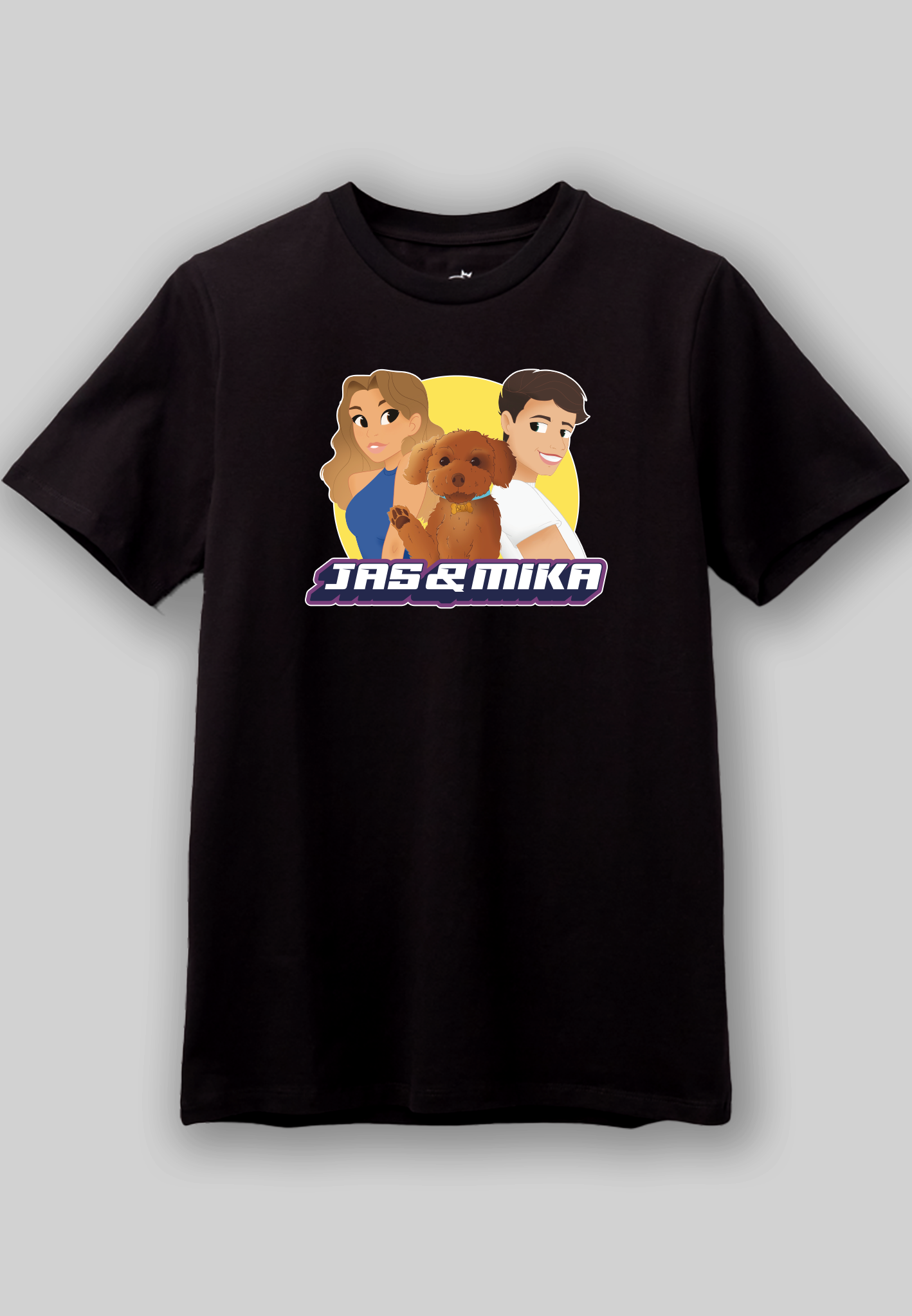 Jas & Mika - Black tee