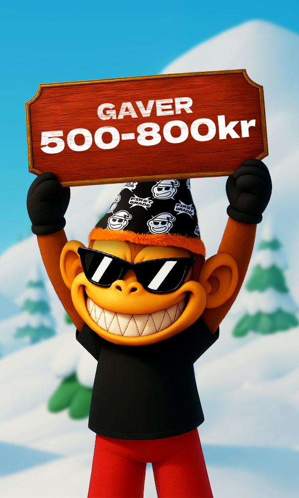 Gaver mellem 500-800 kr