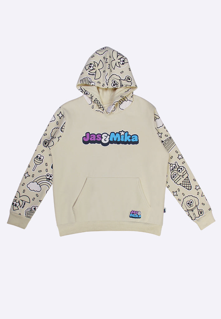 Jas og Mika "Imagine" Hoodie/Trøje Beige