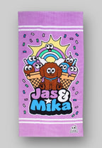 Jas & Mika - Håndklæde "DREAMS" 70x140cm