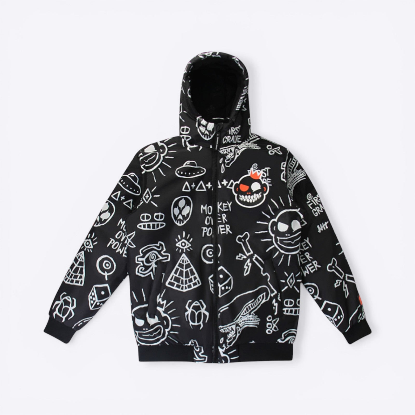 FirstGrade "Pictogram" Vinterjakke - Sort