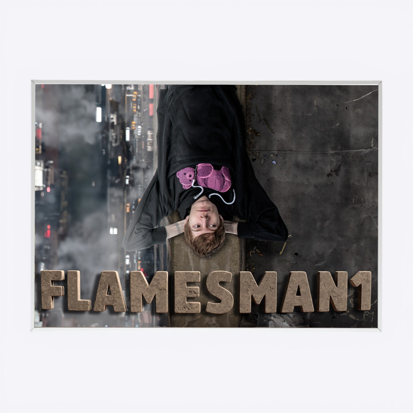 Flamesman1 - Rooftop Chillin' Poster