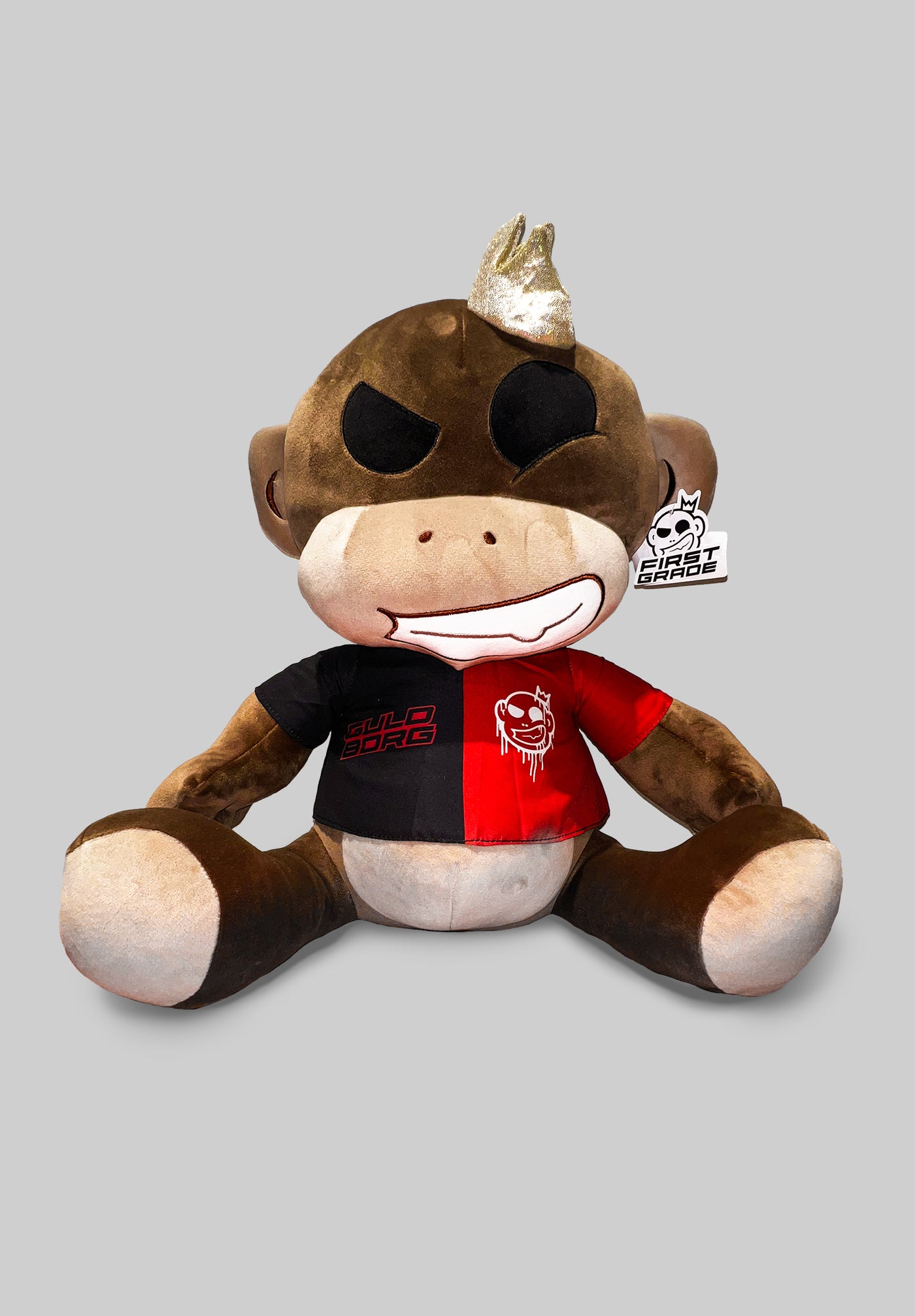 "Monkey" teddy bear + GOLDBORG t-shirt