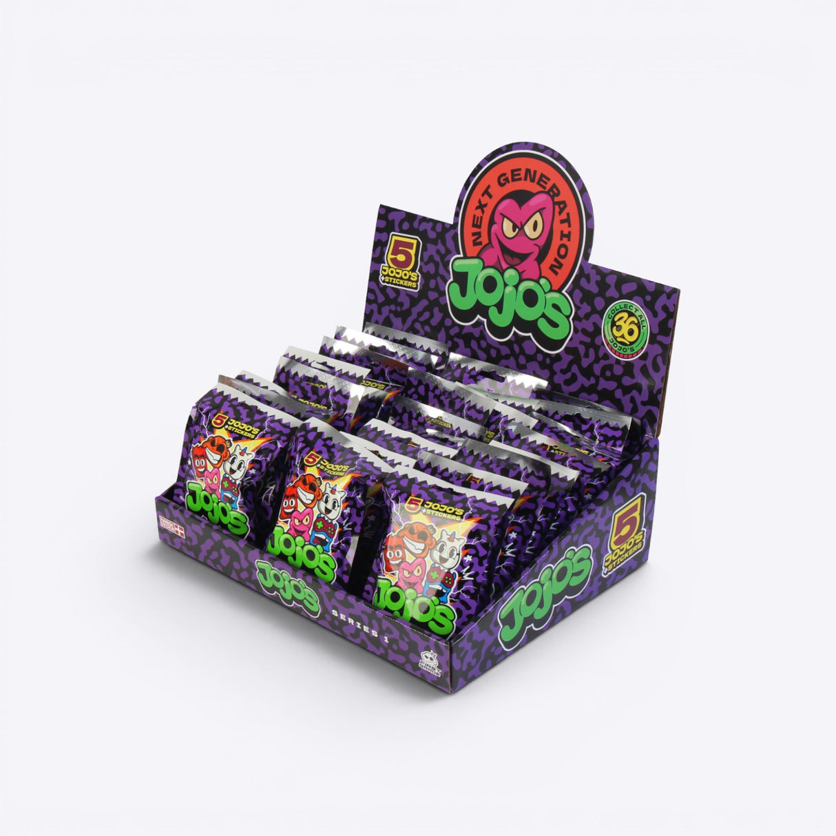Jojo's 5 pack | Fyldt Display (33 stk.)