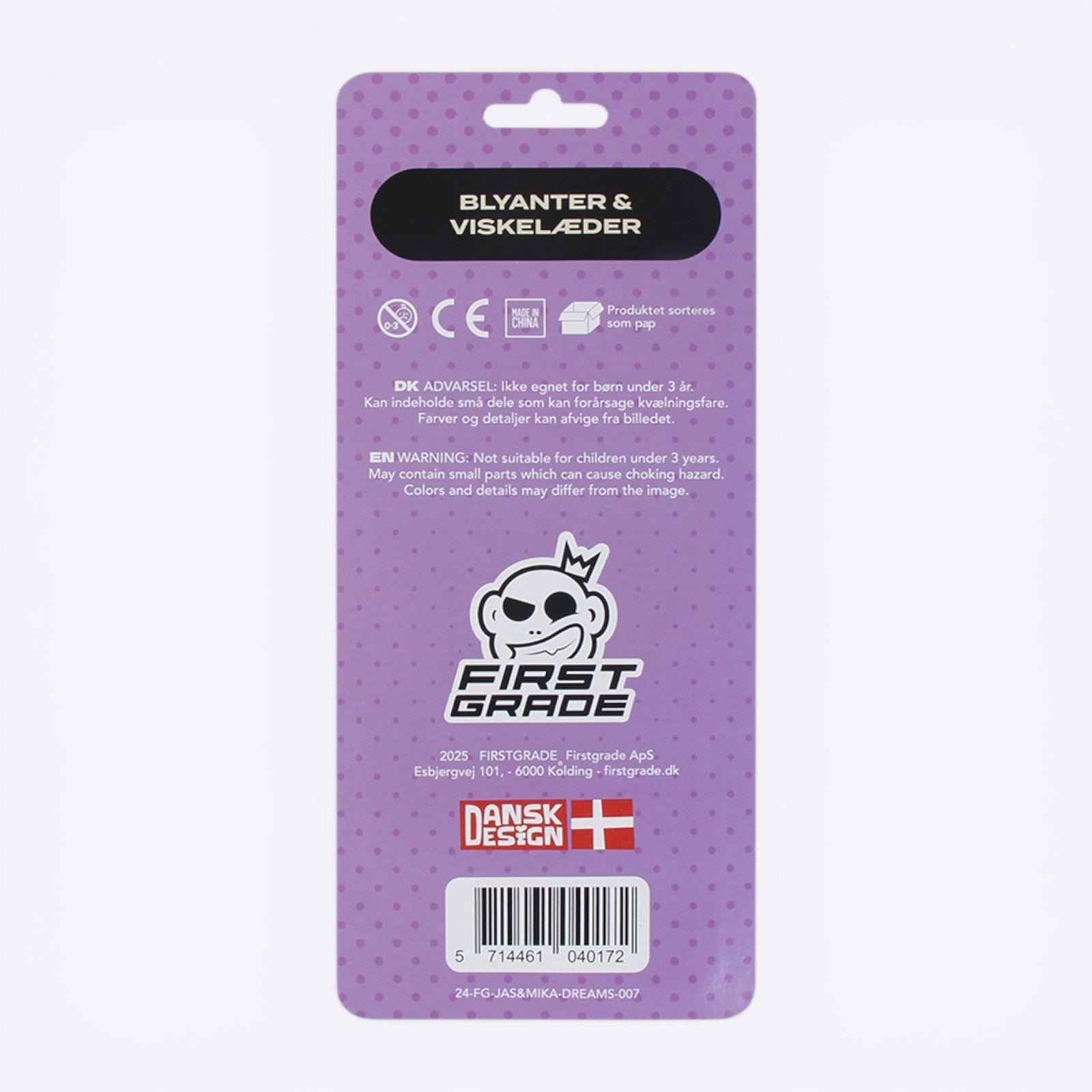 Jas & Mika Dreams Blyanter og Viskelæder