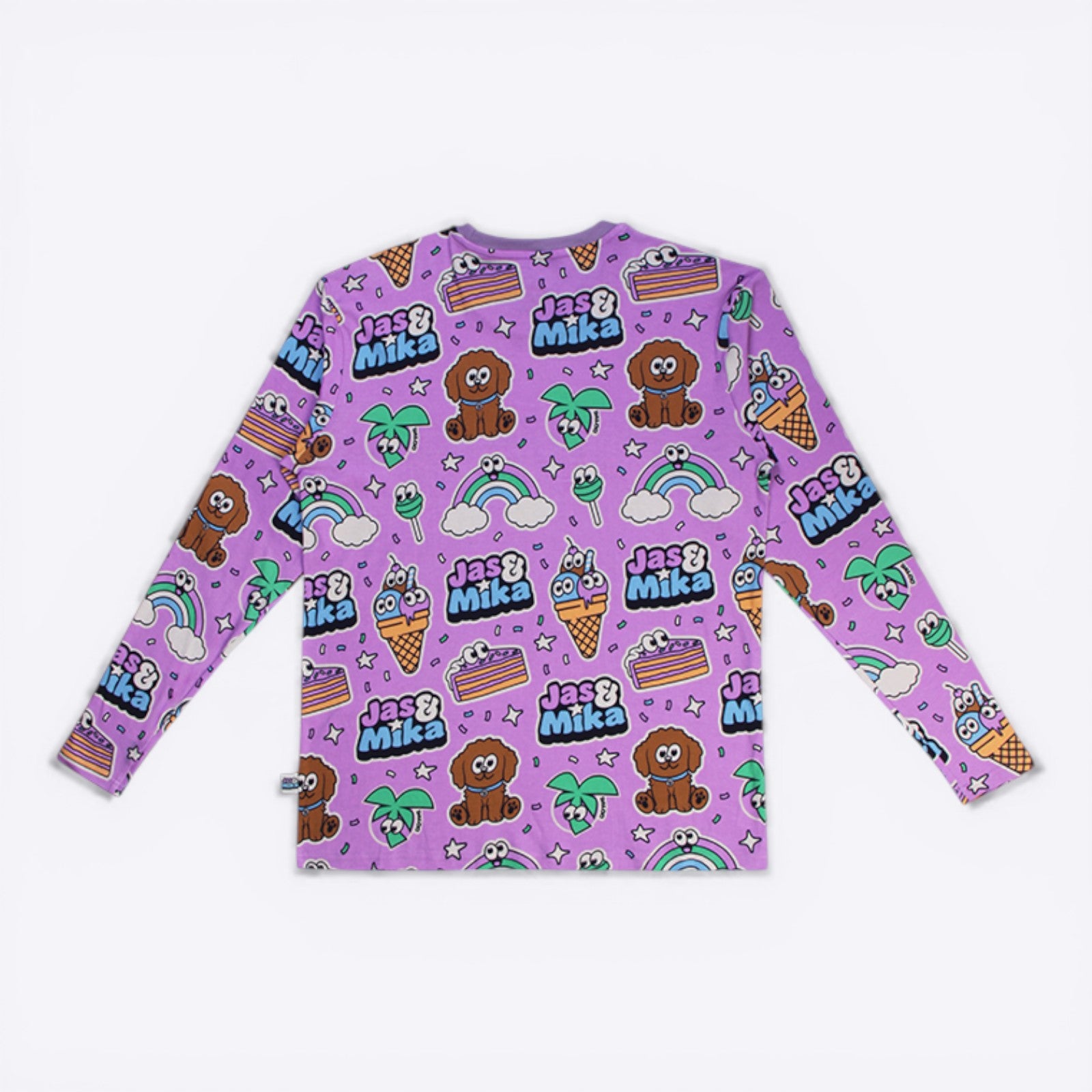 Jas & Mika "Dreams" Pyjamas Sæt - Lilla (2 Dele, Trøje og Bukser)