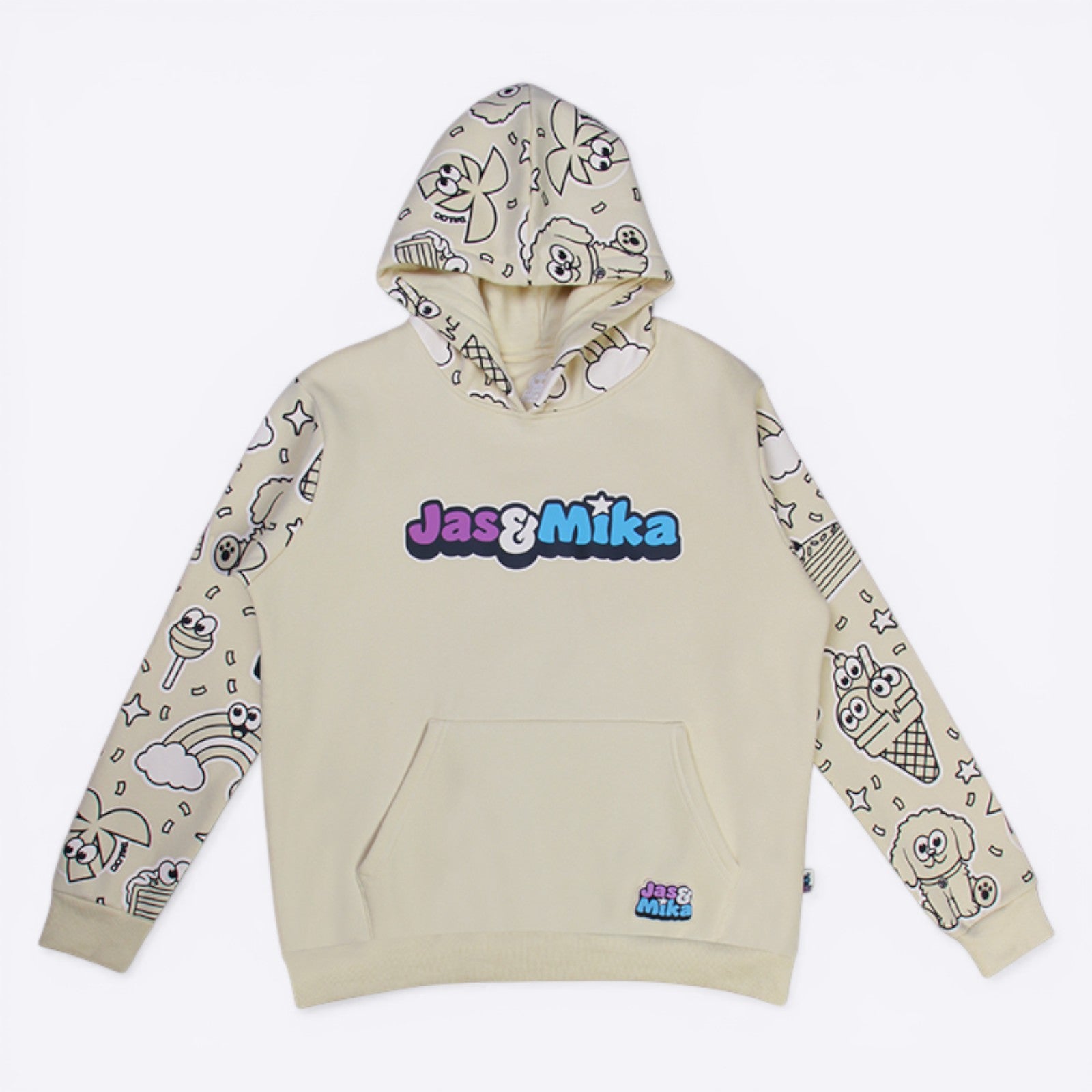Jas & Mika "Imagine" Hoodie/Trøje Beige