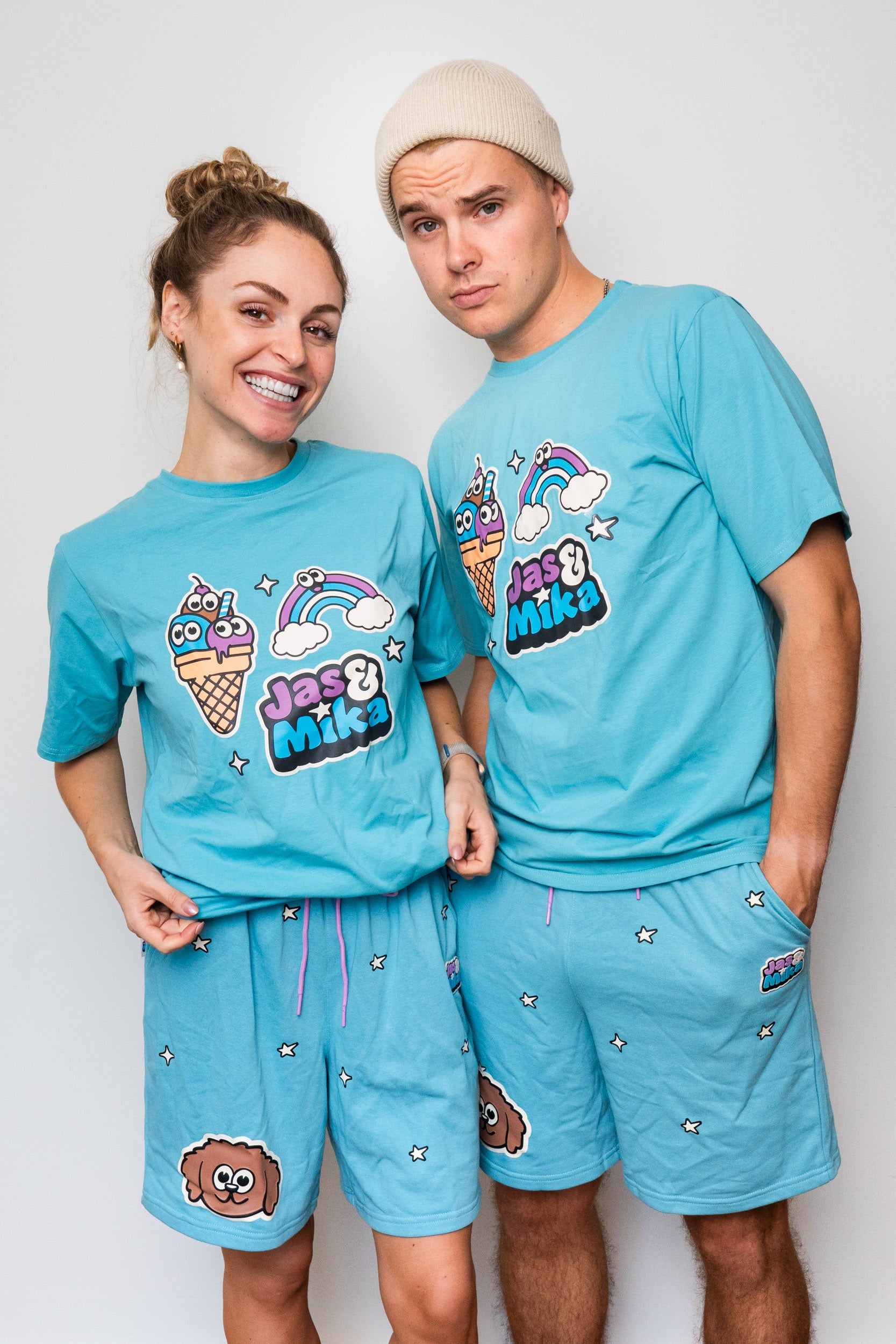 Jas & Mika "Dreams" T-shirt Blå