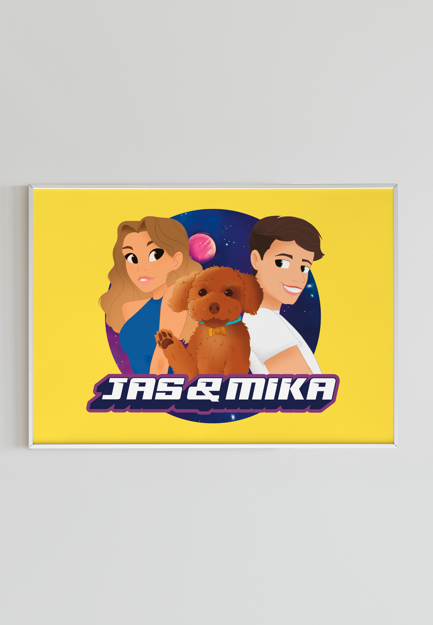 Jas og Mika - Plakat
