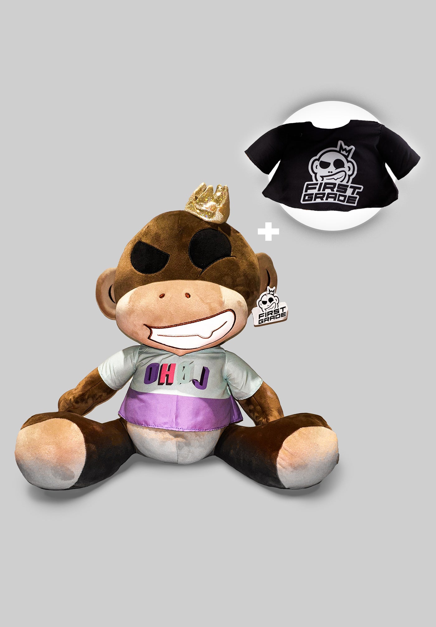 "Monkey" teddy bear + Morten Münster t-shirt