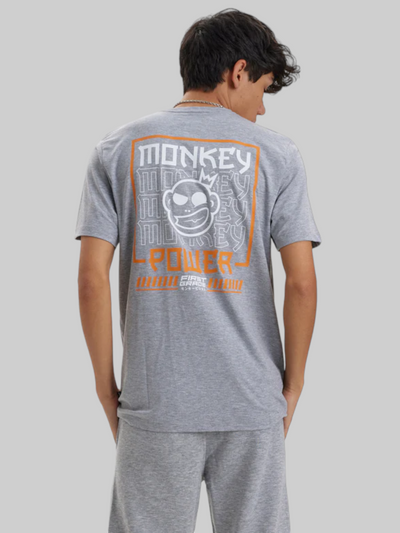 FG Monkey Power Tee - Grey
