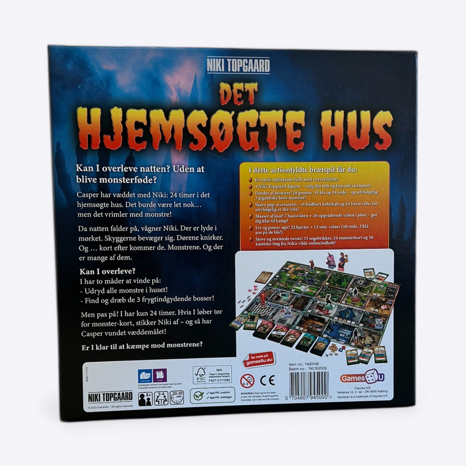 Niki Topgaard Brætspil: "Det hjemsøgte hus"