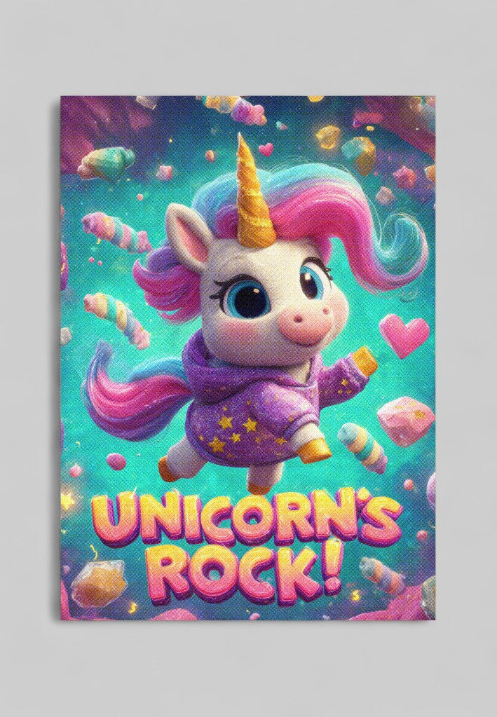 Unicorns Rock Plakat