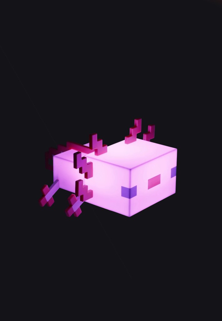 Minecraft - Axolotl lampe