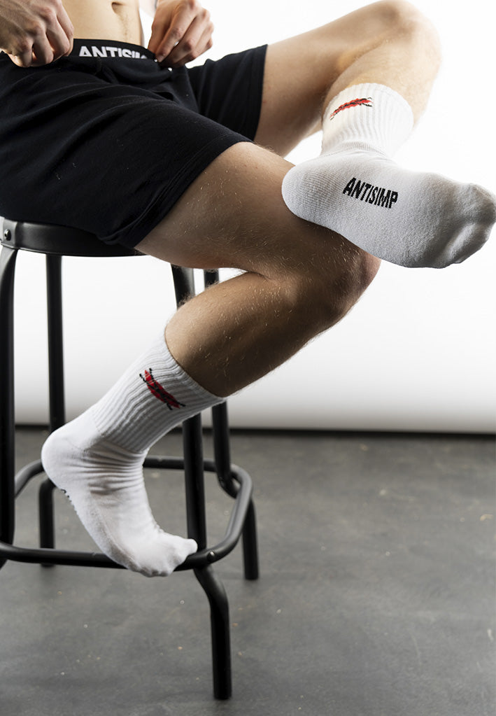 ANTISIMP STRØMPER (WHITE)
