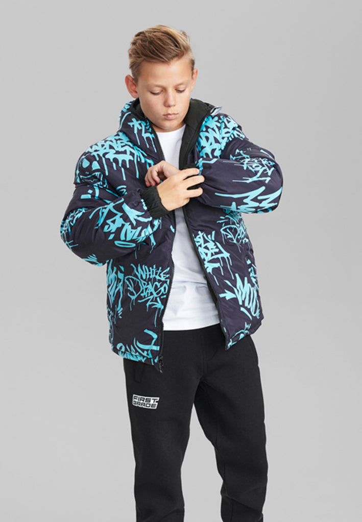 FirstGrade Graffiti Flip Jacket - Reversible jacket with 2 sides!