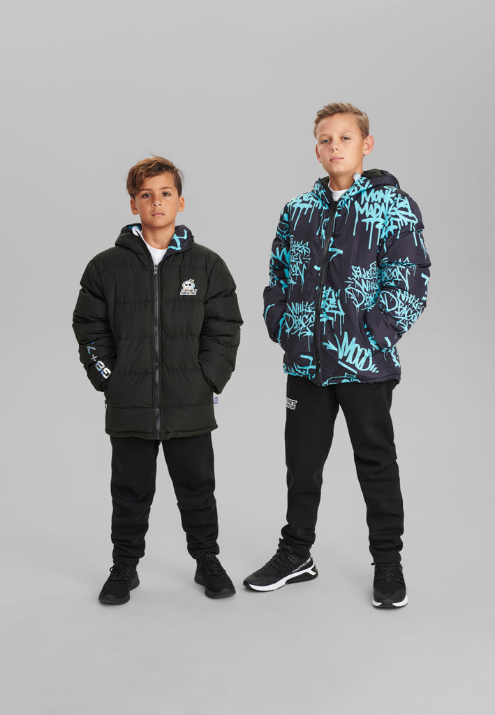 FirstGrade Graffiti Flip Jacket - Reversible jacket with 2 sides!