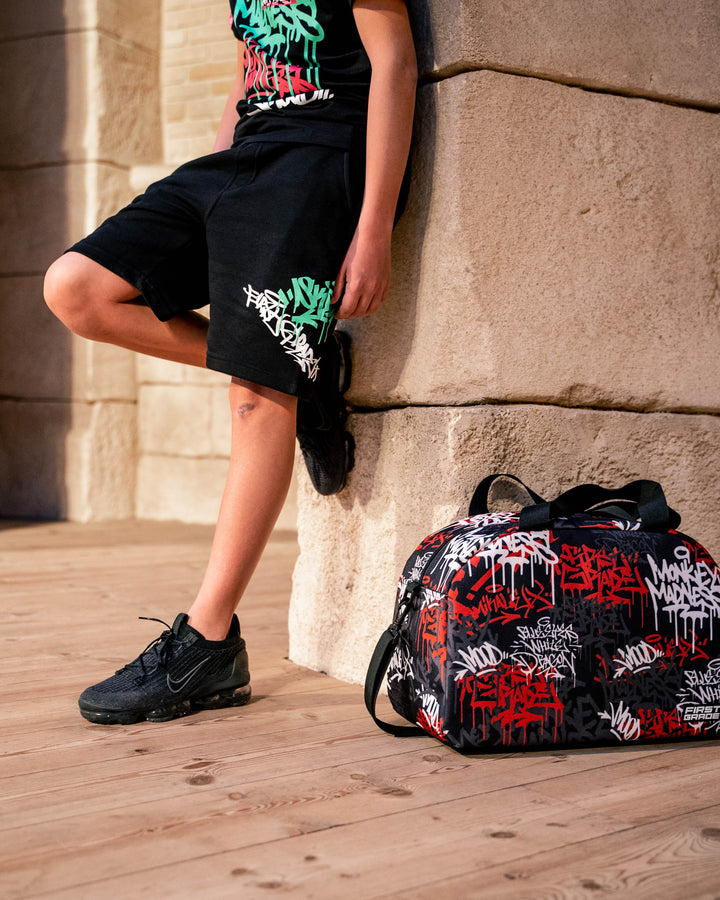 FirstGrade "GRAFFITI" Shorts - Black