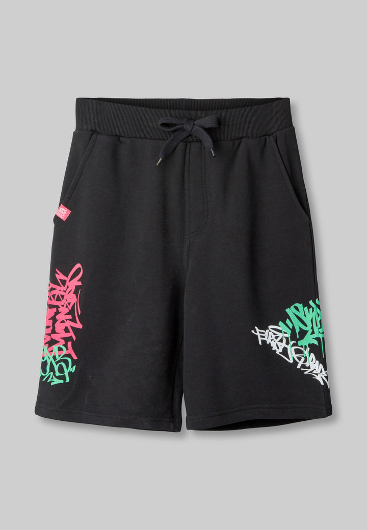 FirstGrade "GRAFFITI" Shorts - Black