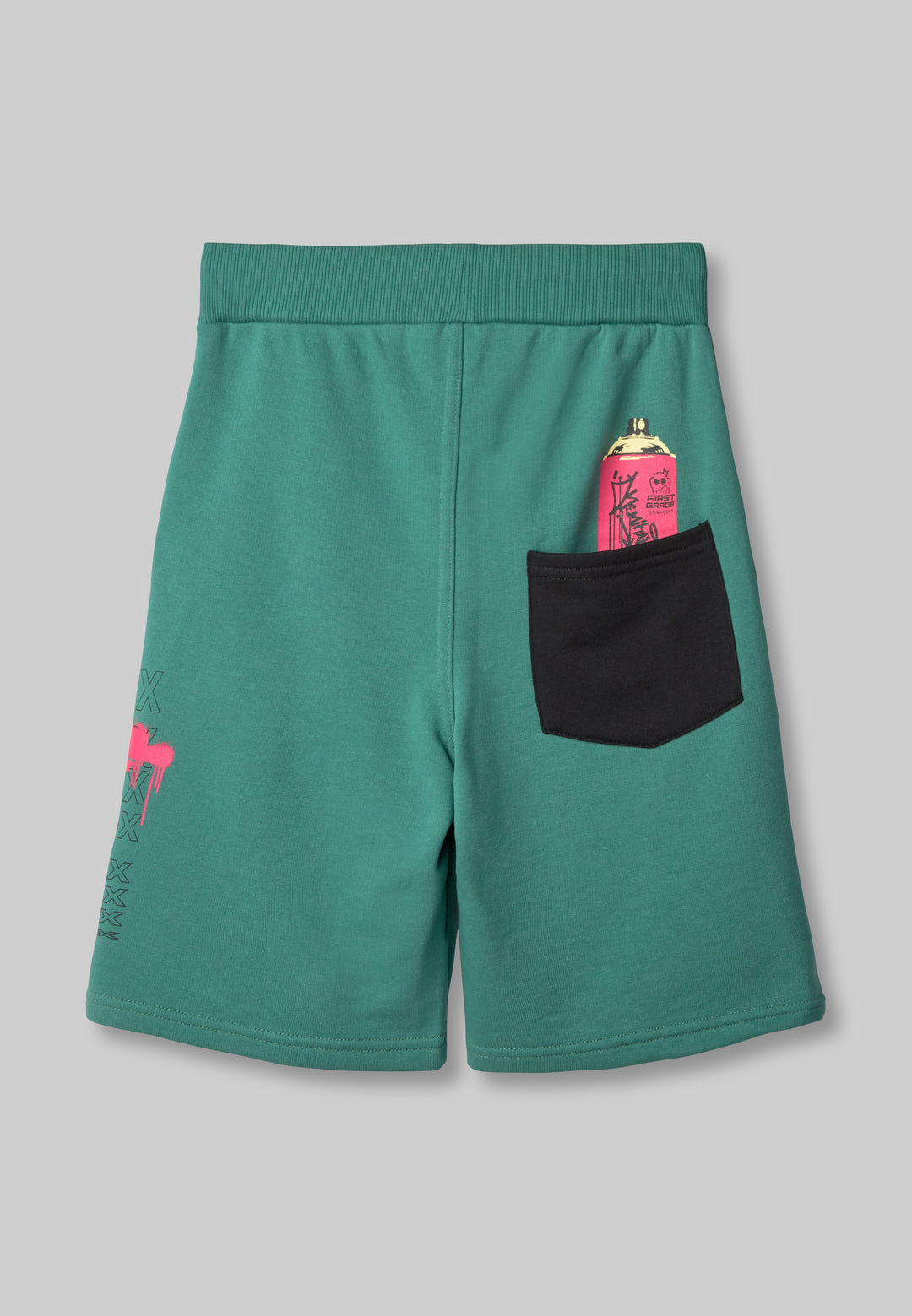 FirstGrade "GRAFFITI" Shorts - Dragons Green