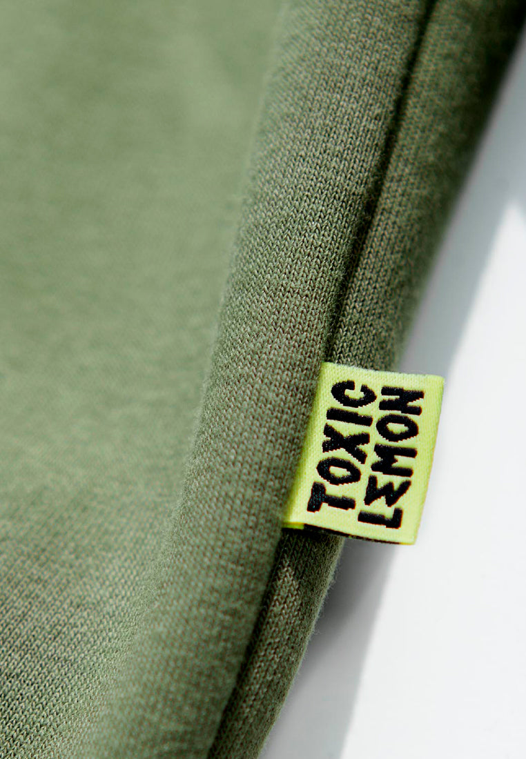 Toxic Lemon "Olive Hoodie"