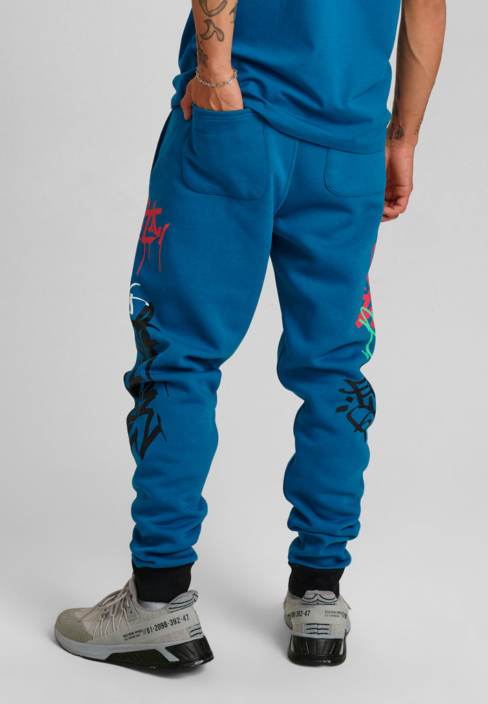 FirstGrade "GRAFFITI" Trousers - Azure Blue