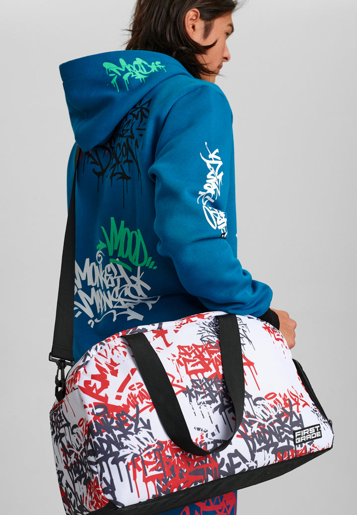 FirstGrade "GRAFFITI" Hoodie - Azure Blue