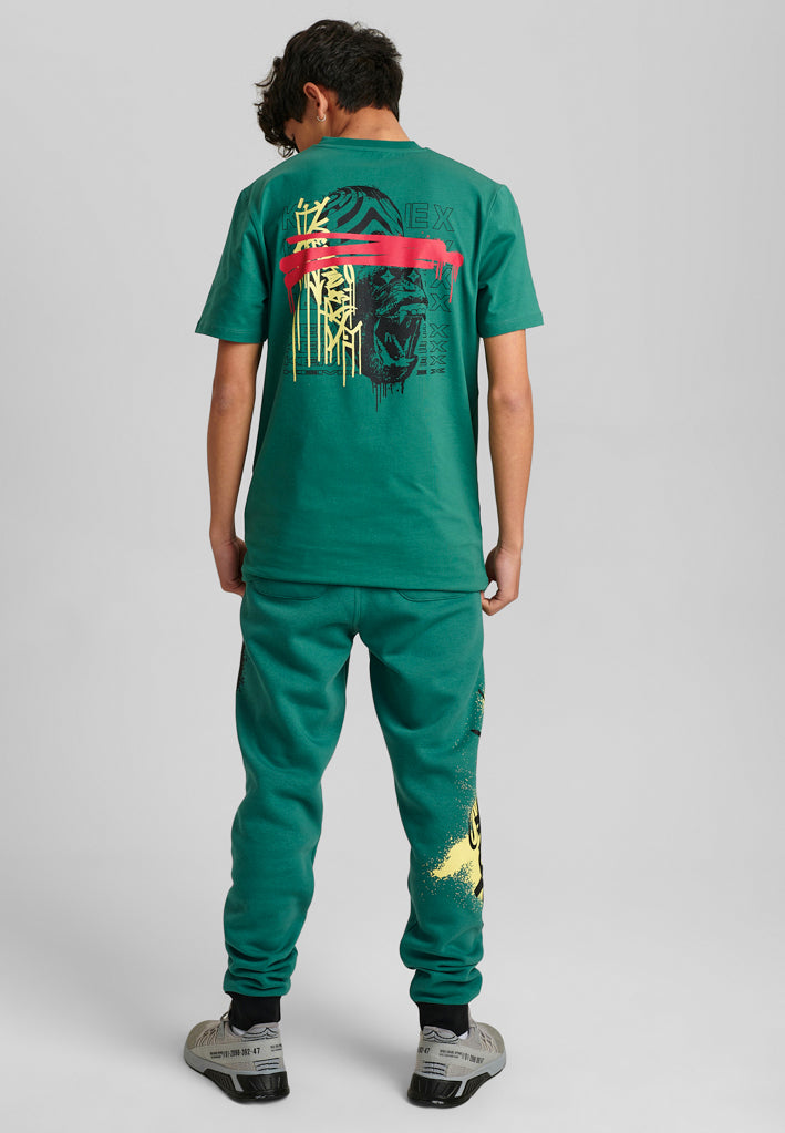 FirstGrade "GRAFFITI" Tee - Dragons Green