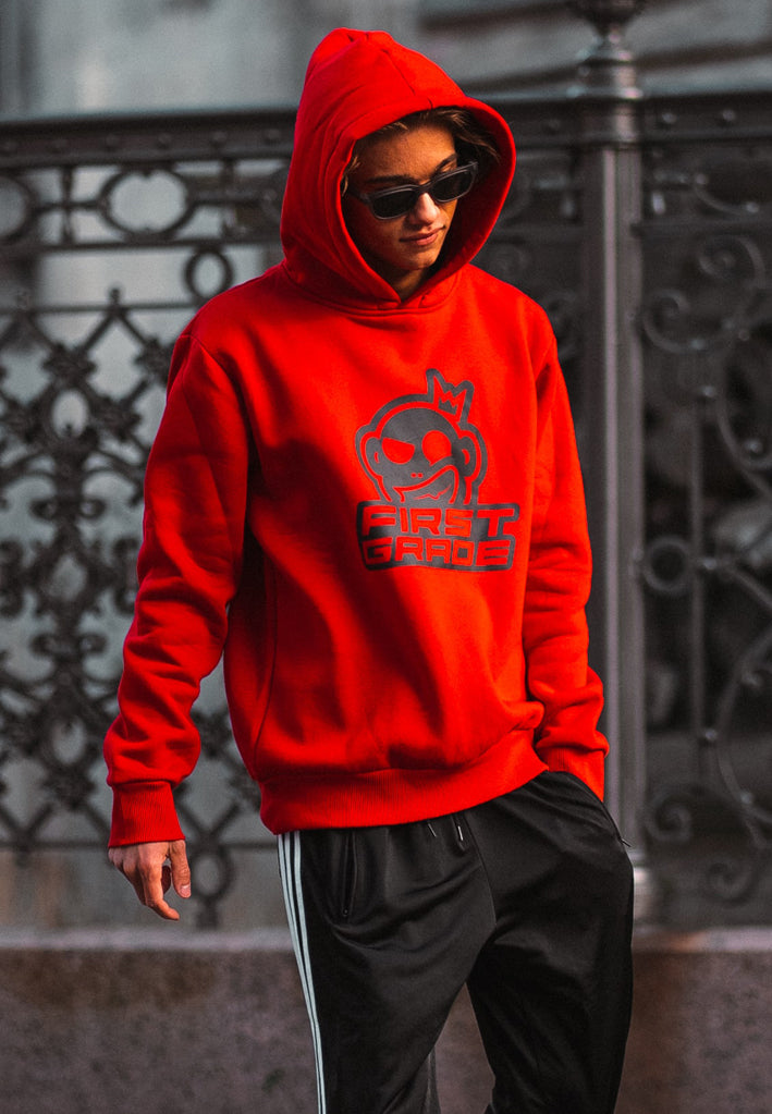 FirstGrade - CLUB / LOGO - Red hoodie 